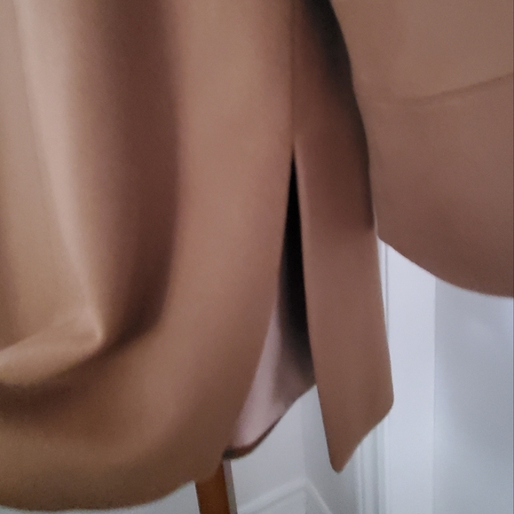 Fleurette NWT Fleurette Stand Collar Wool Coat Camel *flaw. Size 8 - Picture 3 of 5